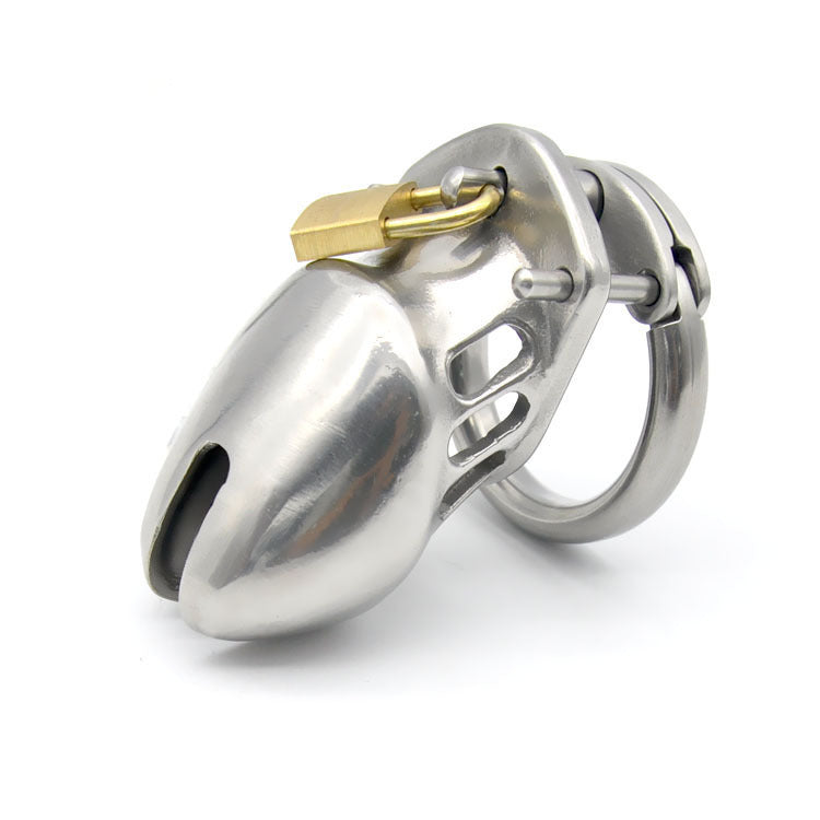 Stainless Steel Short Men's Chastity Lock Chastity Belt Chastity Lock Export Version