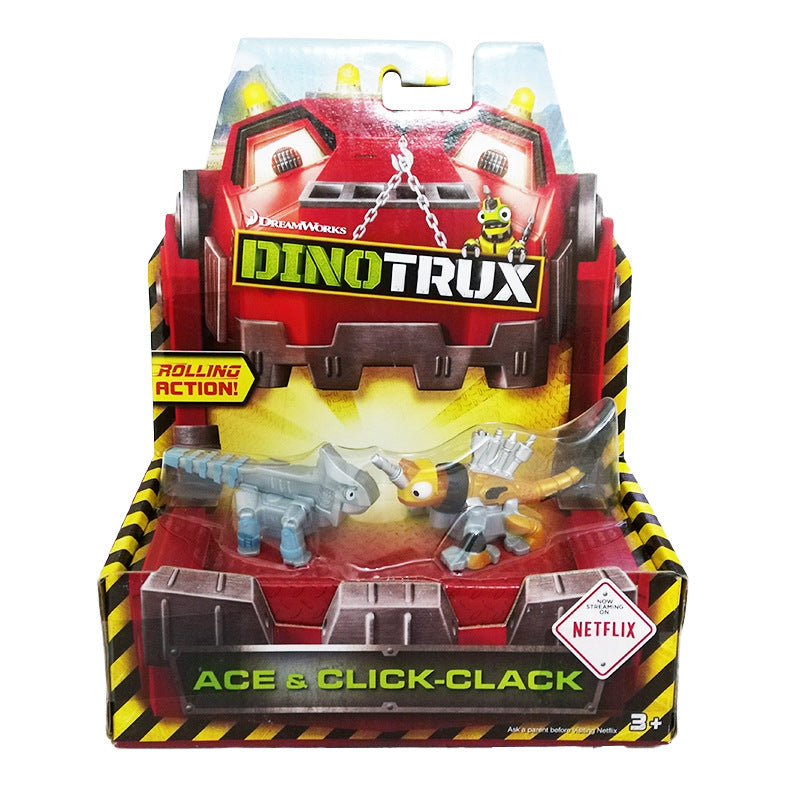 Toy dinosaur car truck