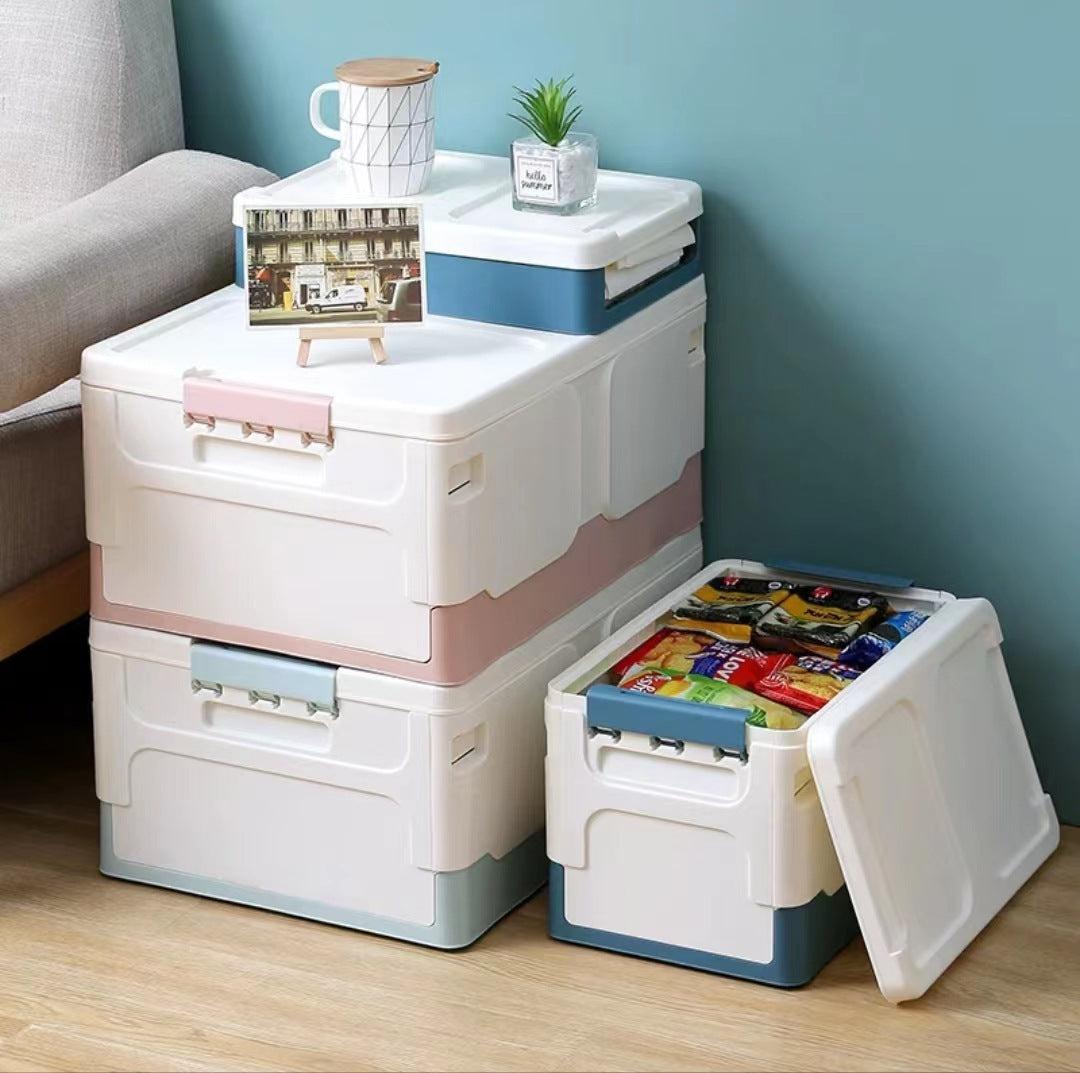 Household Plastic Storage Box Folding Storage