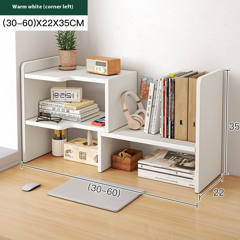 Desktop Bookshelf Storage Rack Desk Storage