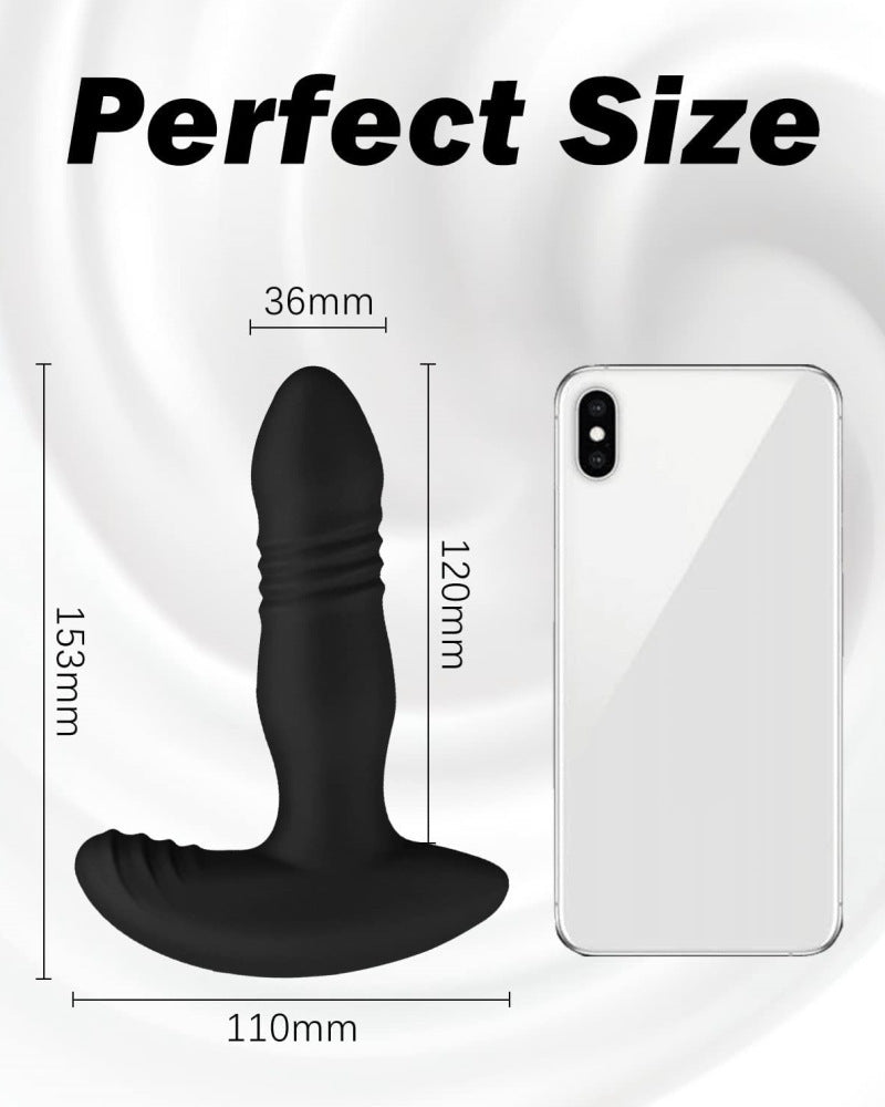 Butt Plug Male And Female Masturbation Retractable Vibrator Fun