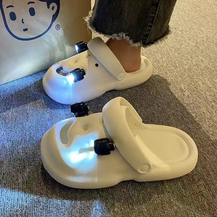 Internet Popular Summer Luminous Hole Shoes For Women