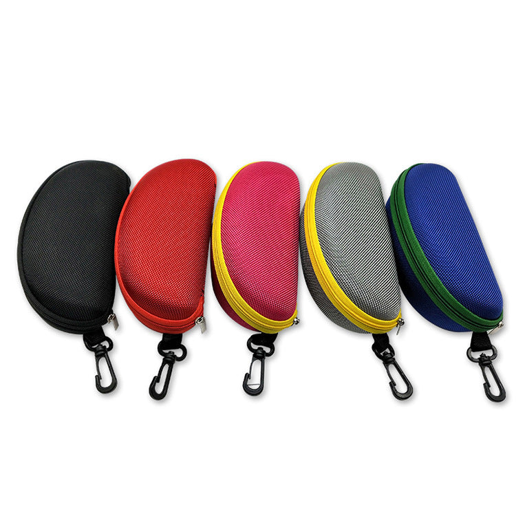 Sunglasses Anti-pressure Zipper Glasses Case Portable Storage Box