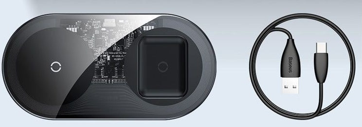 Two-in-one wireless charger