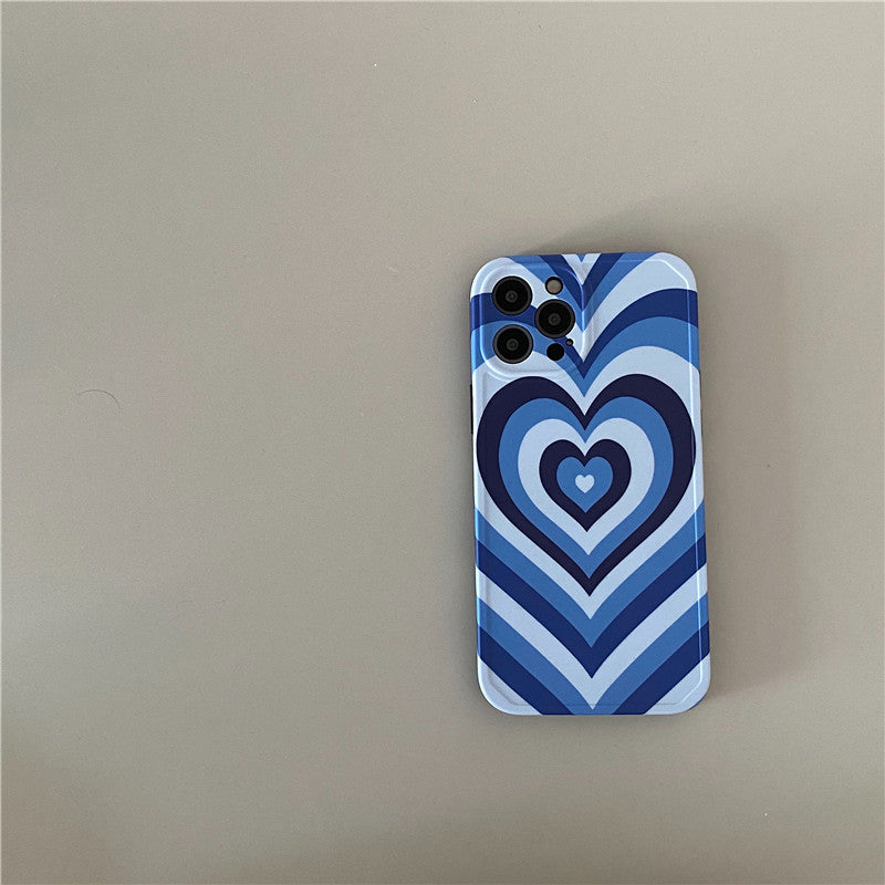 Klein Blue Love Photo Frame Phone Case