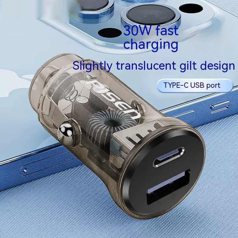 Car Mini-portable PD30W Fast Charge Cigarette Lighter