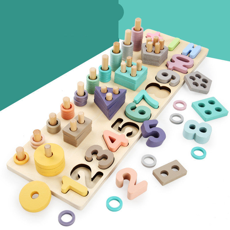 Toy digital puzzle blocks