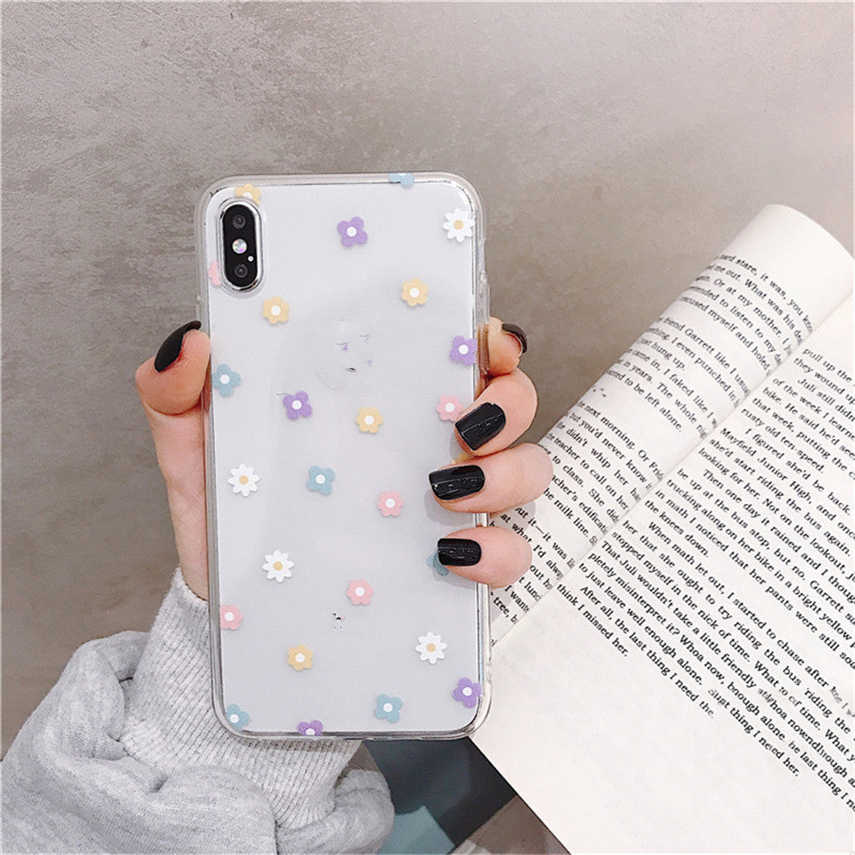 Compatible With  , Small Love Daisy Transparent Soft Shell