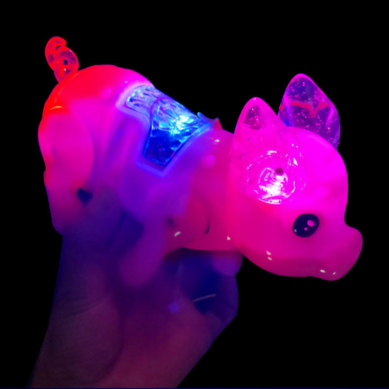Glowing toy pig