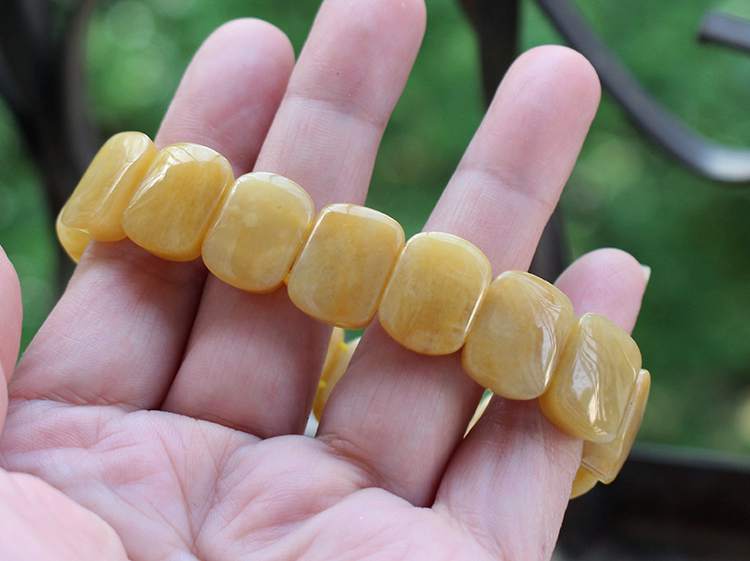 Bracelet Mens And Womens Jewelry Yellow Dragon Jade Bracelet Jade