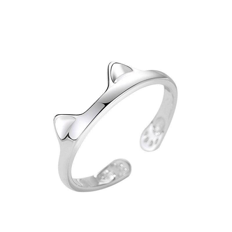 Punk Hand Jewellery Copper And Silver Plated Two-tone Snake Ring