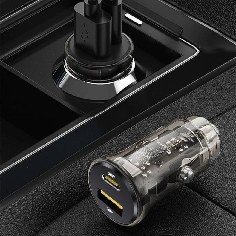 Car Mini-portable PD30W Fast Charge Cigarette Lighter