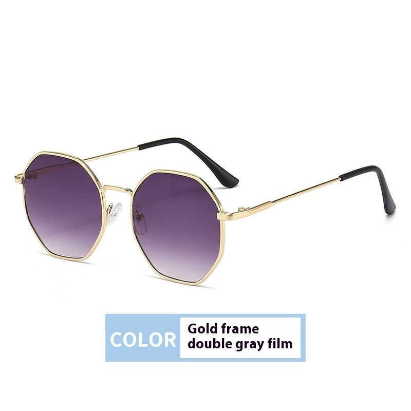 Women's Fashionable Retro Metal Frame Sunglasses