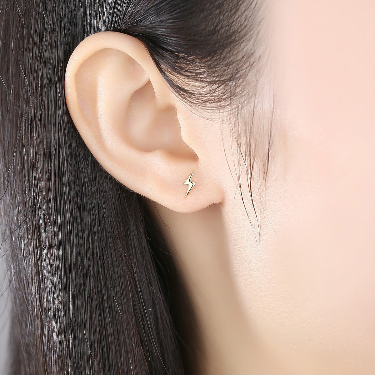 Small Ear Studs Exquisite S925 Silver Earrings Plated 18k Golden Earrings Colorfast Korean Fashion Jewellery