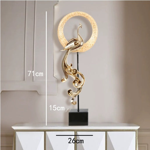 Creative Light Luxury Phoenix Ornament Crafts