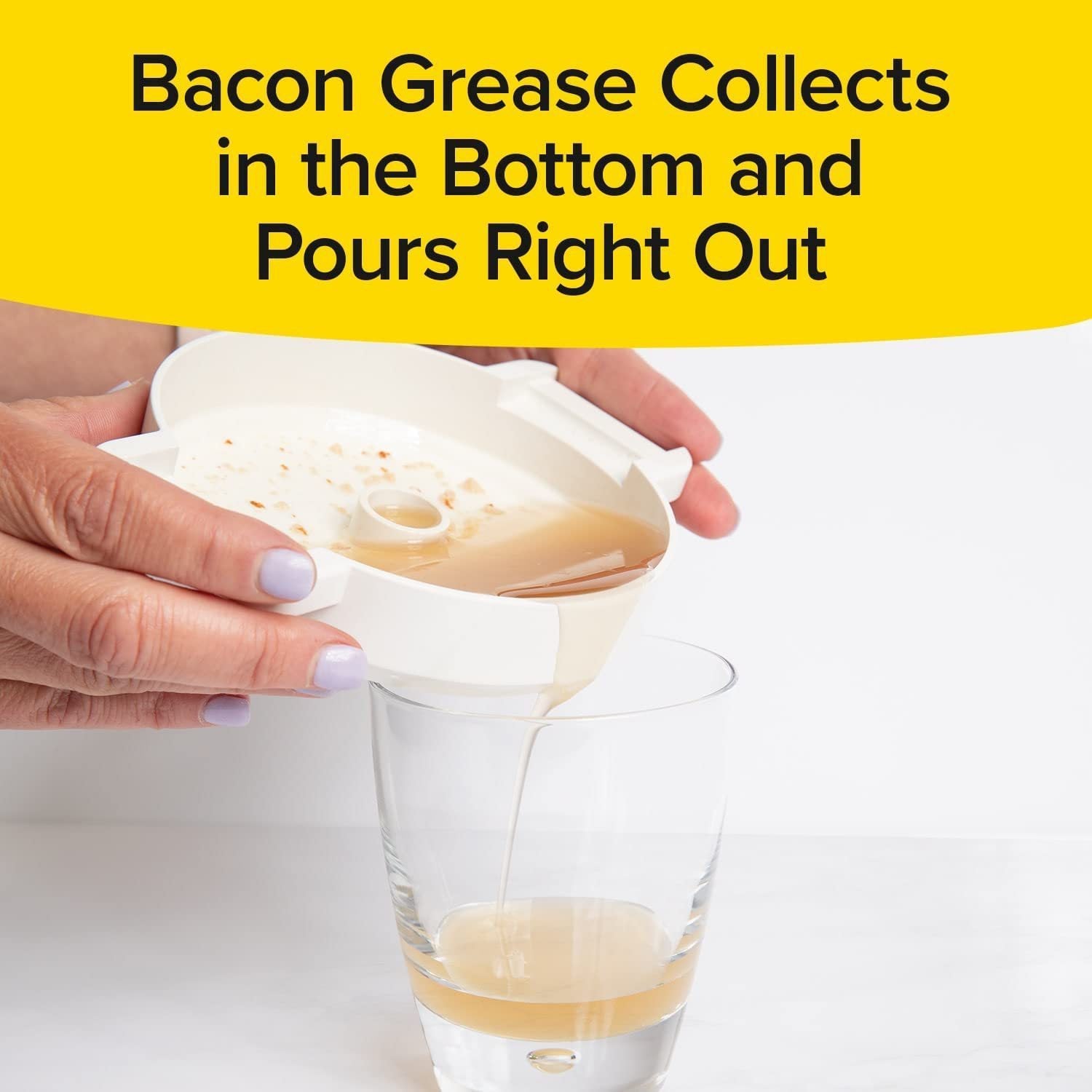 Household Microwave Oven Plastic Barbecue Grill Microwave Bacon Cookware