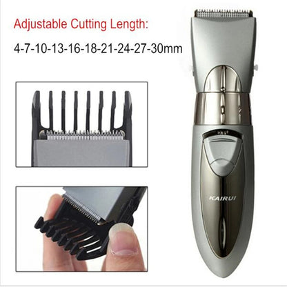 Kairui HC-001 Electric Hair Clipper Washable Rechargeable Hair Trimmer Beard Razor for Men Haircut Shaver Hair Cutting Machine