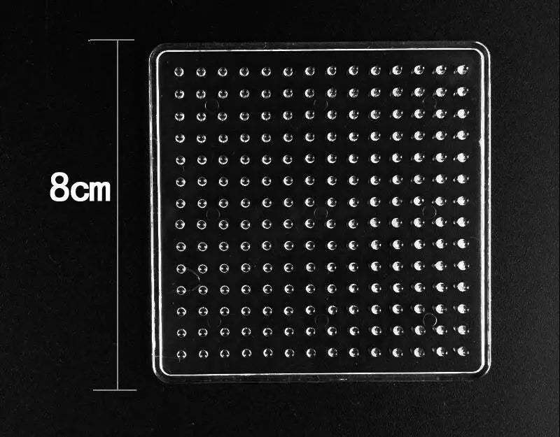 5mm Hama Beads Pegboard template Toy DIY perler tool PUPUKOU Beads Educational Tangram Jigsaw Puzzle Iron beads