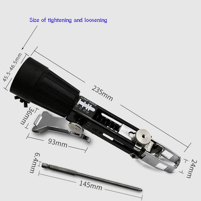 Auto Chain Screw Nail Gun Adapter for Electric Drill Woodworking Tool Cordless Power Drill