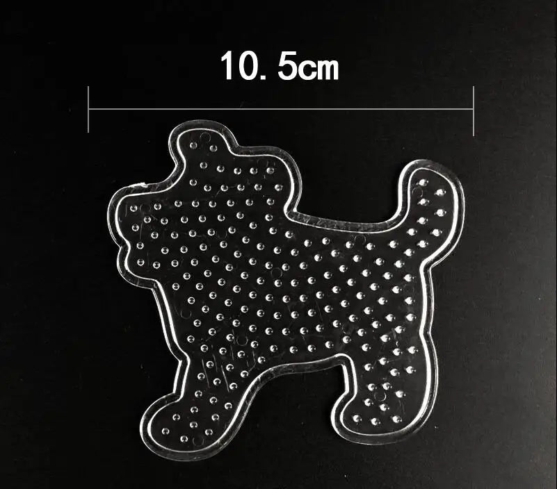 5mm Hama Beads Pegboard template Toy DIY perler tool PUPUKOU Beads Educational Tangram Jigsaw Puzzle Iron beads