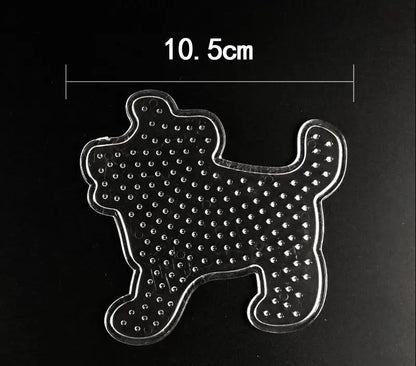 5mm Hama Beads Pegboard template Toy DIY perler tool PUPUKOU Beads Educational Tangram Jigsaw Puzzle Iron beads
