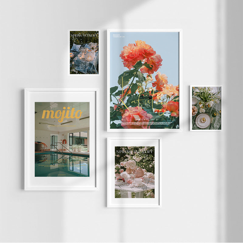 Nordic Landscape Painting Bedroom Bedside Decoration