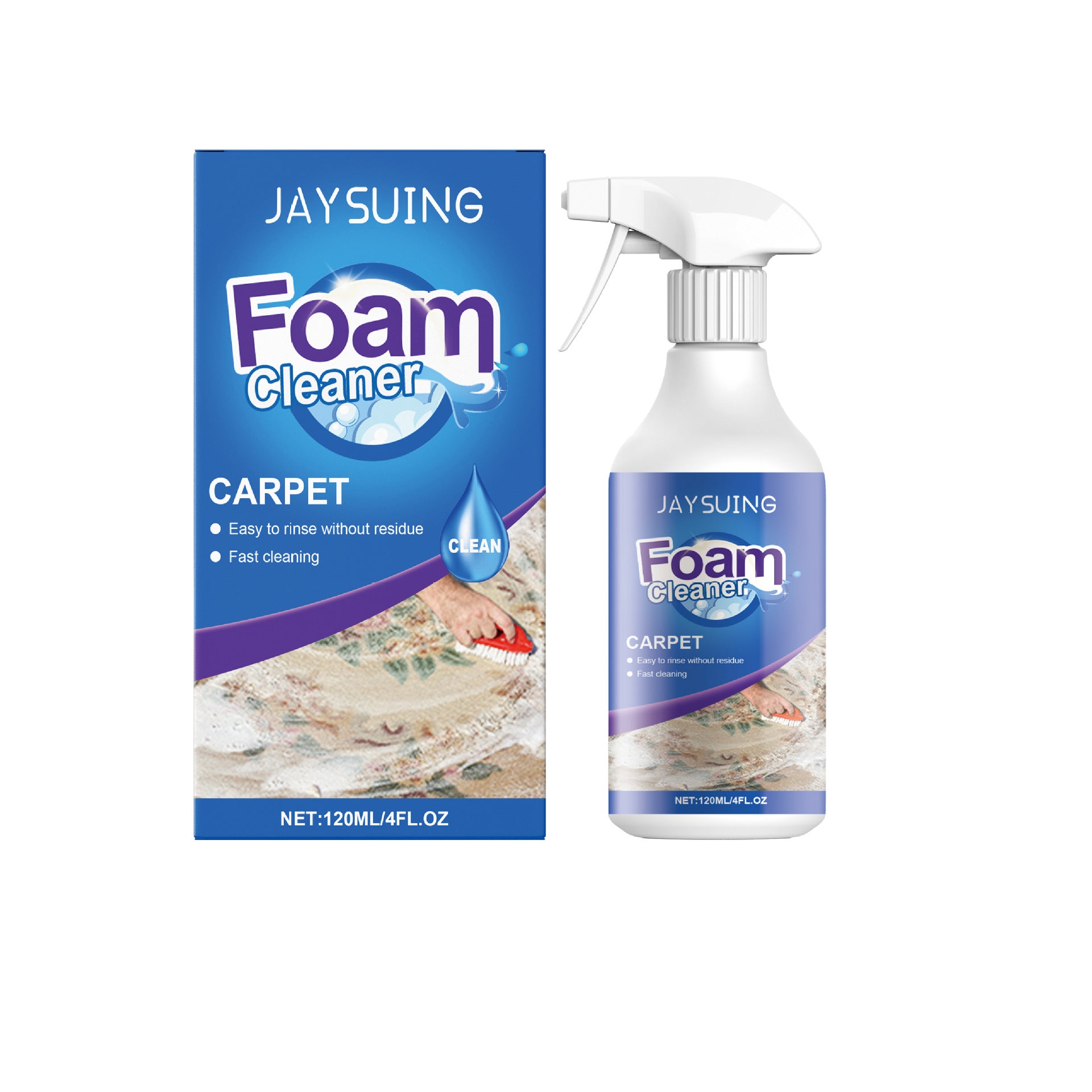 Cleaning Carpet Fabric Supplies Foamed Cleaner