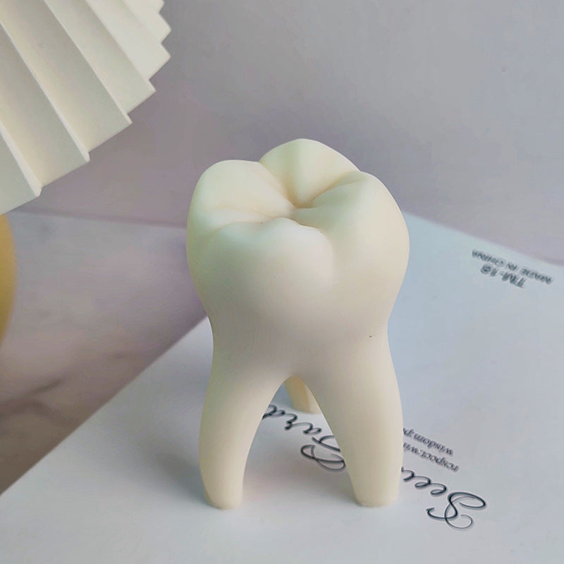 Large Teeth Candle Mould Funny Handmade DIY Abrasive Tools