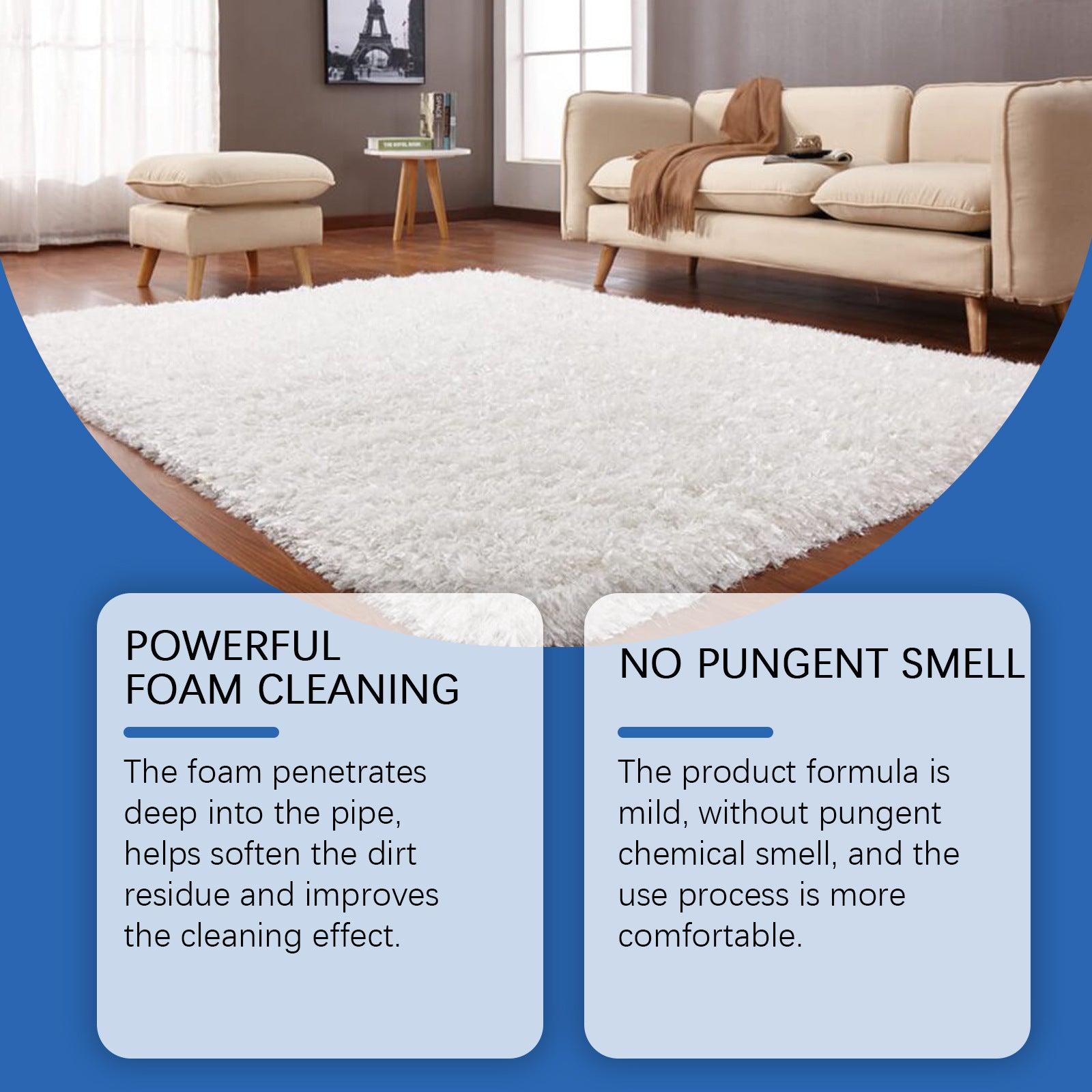 Cleaning Carpet Fabric Supplies Foamed Cleaner