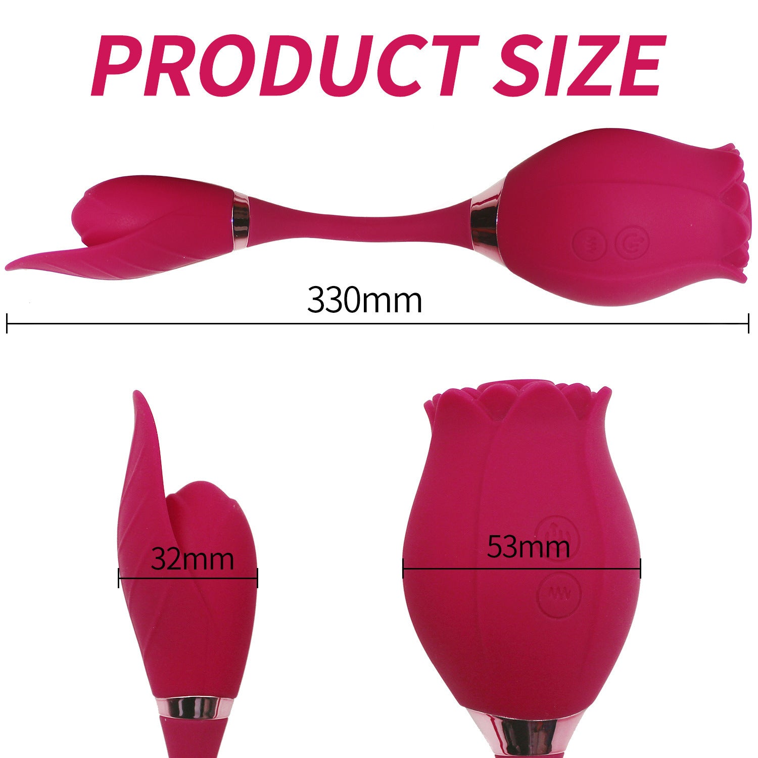 Women's Flower Silicone Massage