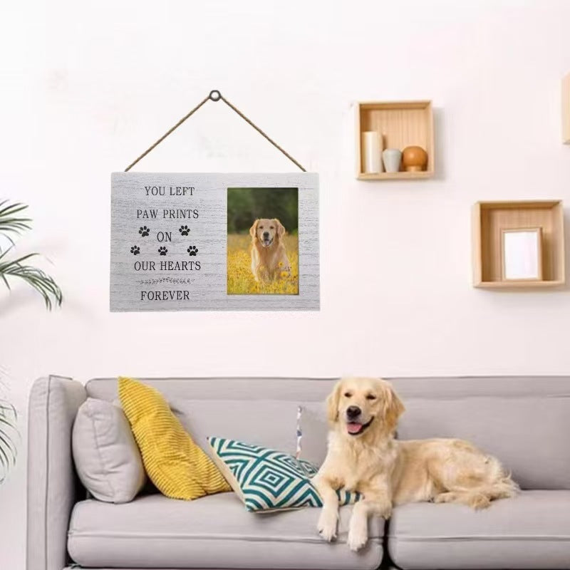 Wooden Photo Frame Pendant Photo Ornaments