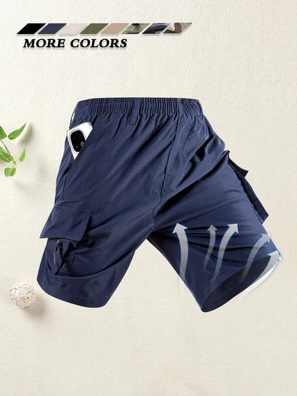 Men's Cargo Shorts Multi Pocket Casual Sports Summer Bermuda Shorts Loose Outdoor Travel Comfortable Durable Men Short Pants