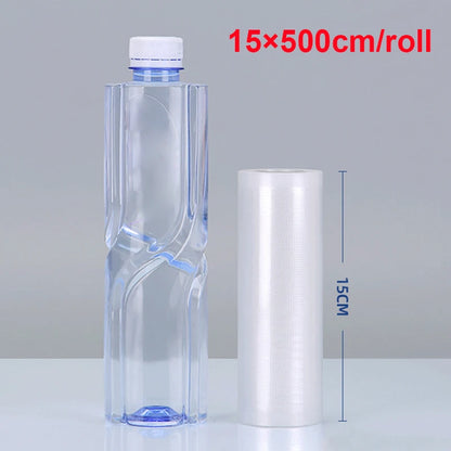 Vacuum Sealer Bags Rolls for Vacuum Sealer Meat Fruit Vegetable Food Vacuum Storage Packaging Bags 12/15/20/25/30cm 500cm/roll