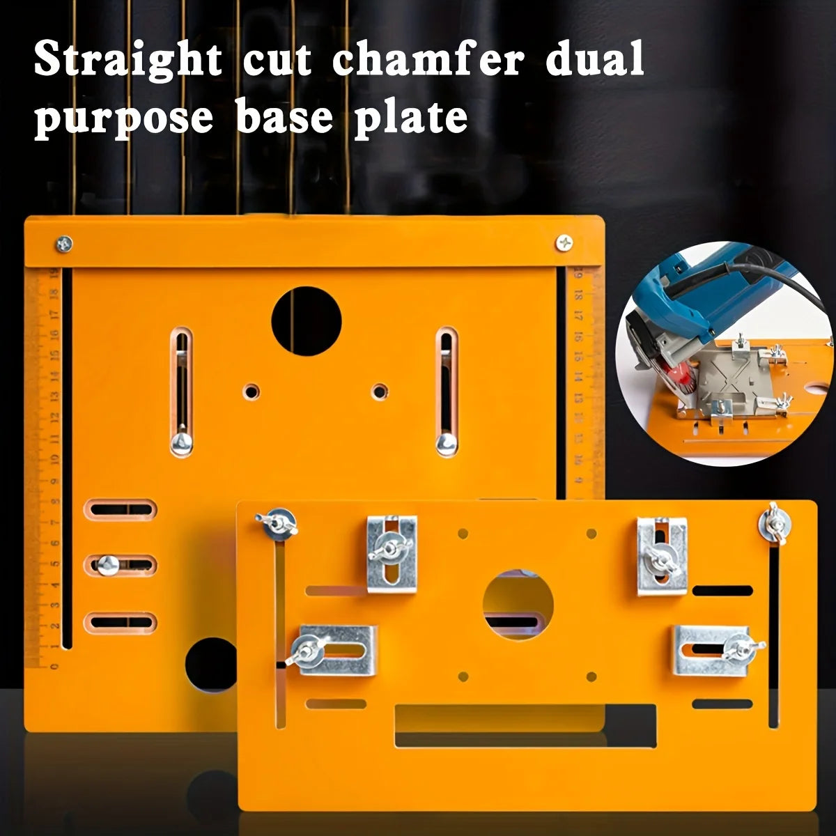 1pc Electric Saw Guide Rail Cutting Machine, Punch-Free Cutting Machine, Bottom Plate Guide Rail Plate