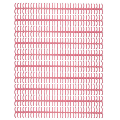 【New】10PCS 34 Hole Binding Spine Plastic Split Loose Leaf Rings Detachable Binding Loop 12mm Diameter Detachable Binding Loop