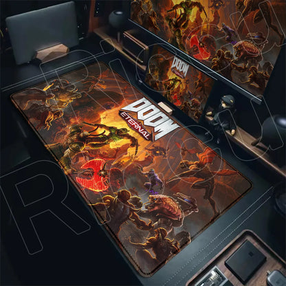 Gaming D-Dooms E-Eternals Mousepad 30x80cm Antislip Rubber Base MouseMat Gamer XXL Mause Carpet PC Thicken Table Pad for E-sport