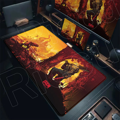 Gaming D-Dooms E-Eternals Mousepad 30x80cm Antislip Rubber Base MouseMat Gamer XXL Mause Carpet PC Thicken Table Pad for E-sport