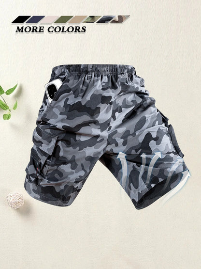 Men's Cargo Shorts Multi Pocket Casual Sports Summer Bermuda Shorts Loose Outdoor Travel Comfortable Durable Men Short Pants