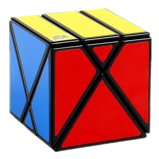 LanLan Vertical and Horizontal Magic Cube XY Education Speed Cube Skew Deformation Four Axis Oblique Rotation Puzzle Cubo Magico