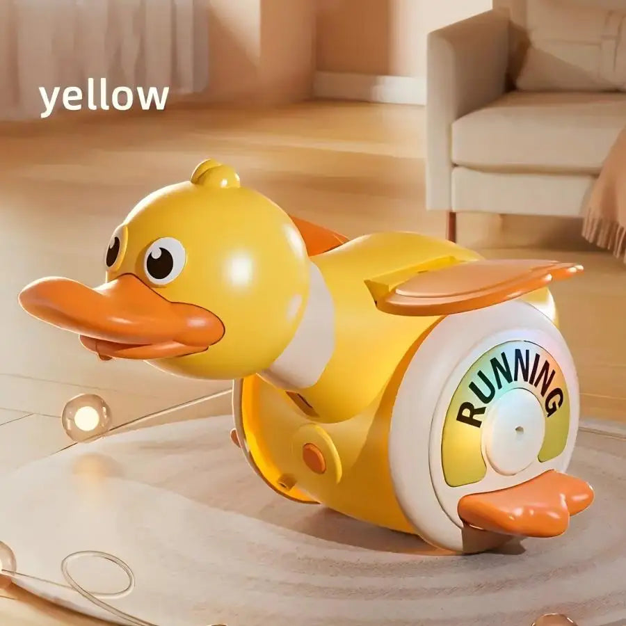 interactive Electric Duck Musical Toy for Babies 18+ Months - Crawling & Head Lifting Training, Early Learning Educational Gift