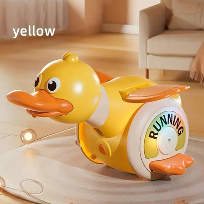 interactive Electric Duck Musical Toy for Babies 18+ Months - Crawling & Head Lifting Training, Early Learning Educational Gift