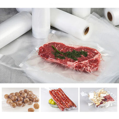Vacuum Food Saver Sealer Bags Rolls 12/15/17/20/25/28/30cmx500cm Sous Vide Storage Packaging bag for Meat Fruits Vegetables Nuts
