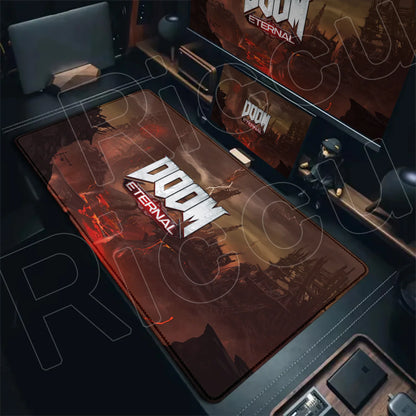 Gaming D-Dooms E-Eternals Mousepad 30x80cm Antislip Rubber Base MouseMat Gamer XXL Mause Carpet PC Thicken Table Pad for E-sport