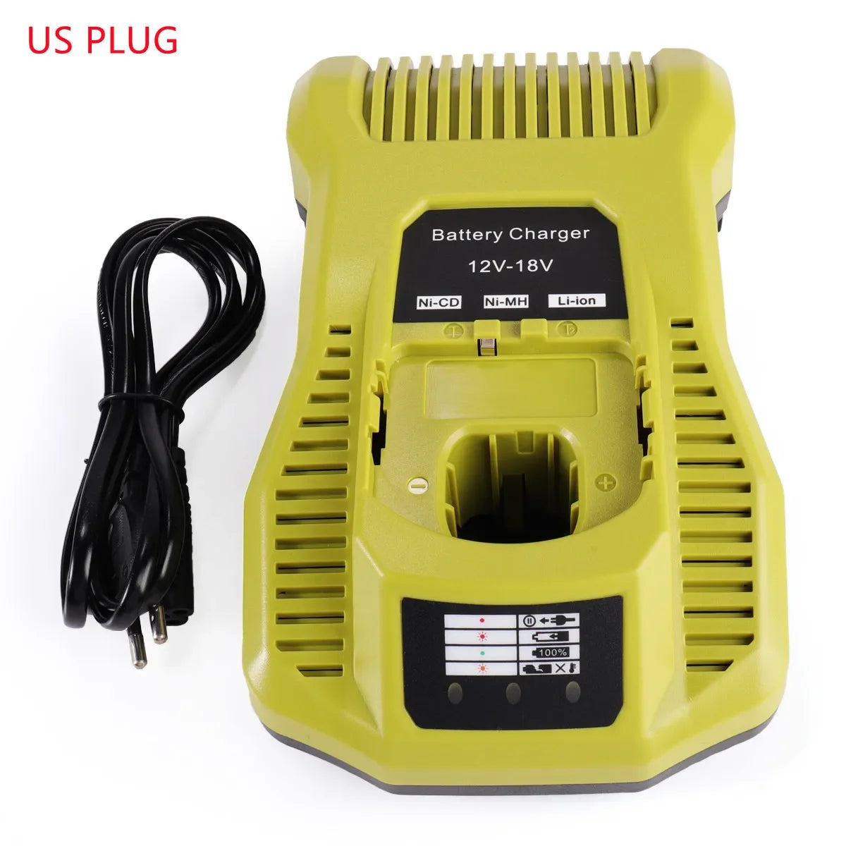 P117 Charger For Ryobi ONE+Plus P108 Dual Chemistry Battery 12V-18V EU/US/AU Plug For Ryobi 12V-18V Ni-CD Ni-MH Li-ion Battery
