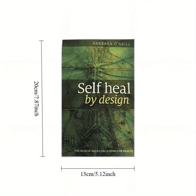 8855 Inspirational Self Help Book  Guide to Microbiome Science and Mental Health | Nature Inspired Decorative Notebook Notes