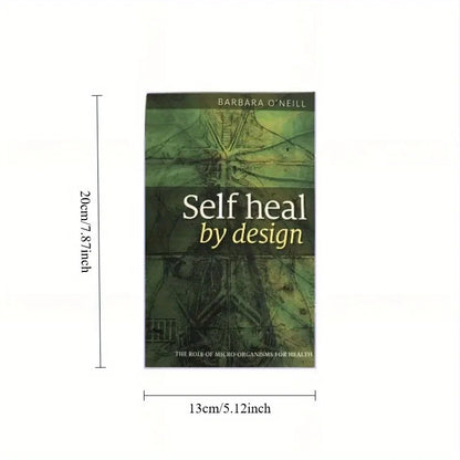 8855 Inspirational Self Help Book  Guide to Microbiome Science and Mental Health | Nature Inspired Decorative Notebook Notes