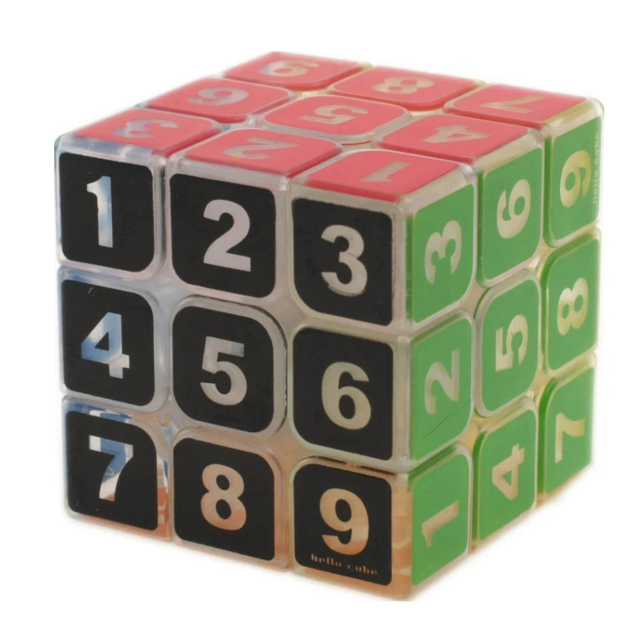 Zcube 1-9 Number Cube 3x3 Magic Cube Puzzle Professional Stickerless Educational Toy For Children Gift