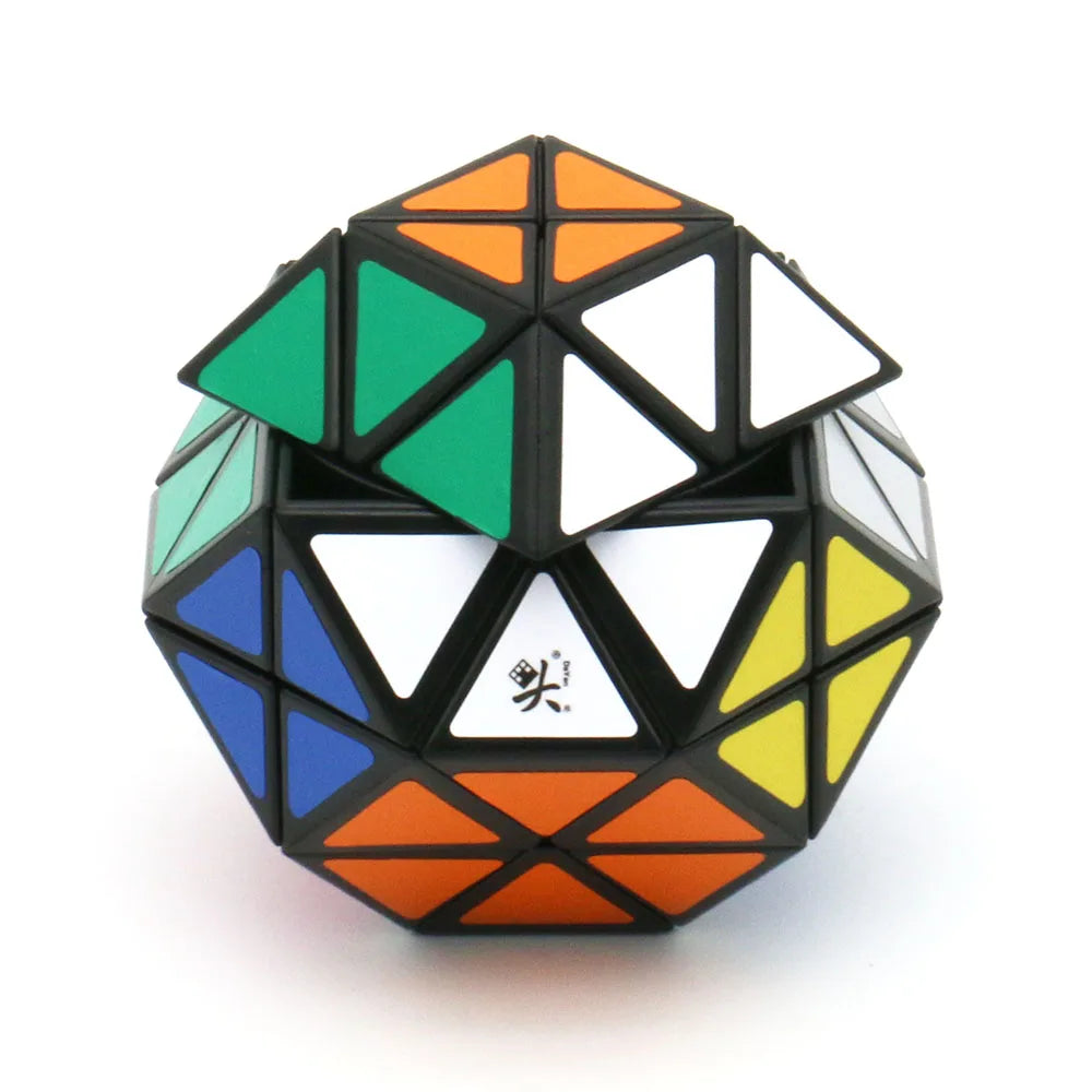 DaYan Gem Cube 10 X Twisty Puzzle Black Original Plastic Ice Purple Body Limited Version Dodecahedron Magic Intelligence Toy