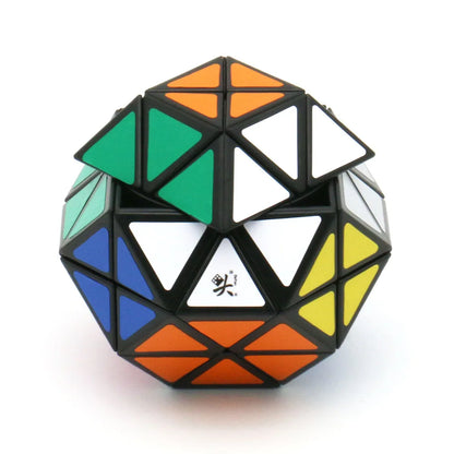 DaYan Gem Cube 10 X Twisty Puzzle Black Original Plastic Ice Purple Body Limited Version Dodecahedron Magic Intelligence Toy