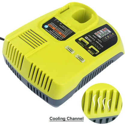 P117 Charger For Ryobi ONE+Plus P108 Dual Chemistry Battery 12V-18V EU/US/AU Plug For Ryobi 12V-18V Ni-CD Ni-MH Li-ion Battery